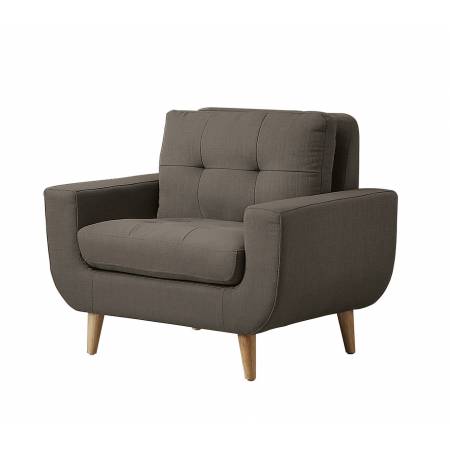 Deryn Chair - Polyester - Grey